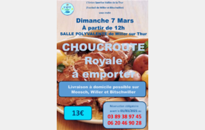 Choucroute du 7 Mars!