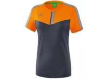T-Shirt Squad Femme orange et gris