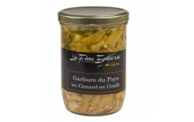 Garbure du pays au canard en confit bocal de 750g 