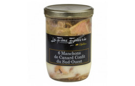 Confit de Canard Label Rouge Sud-Ouest - 6 Manchons - Verrine 700g